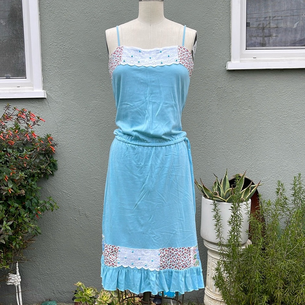 Sweetees Vintage Dress with Patchwork and Beads